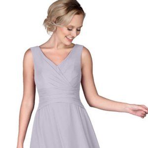 Azazie Mya Color: Fog Size A2